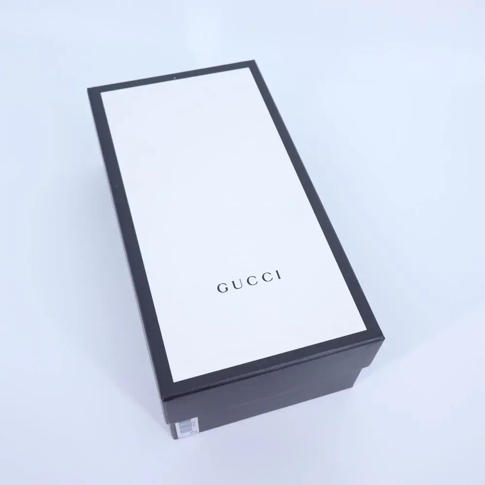 GUCCI Black and White Shoe Size Gift Box 6.5x12.25x4